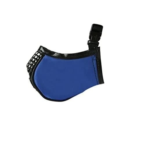 מחסום פה לכלב — Soft Dog Muzzles Mesh Breathing Panel Safe Secure Restricts Unwanted Behavior (X
