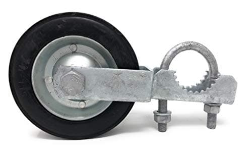 שער בטיחות לכלב — GATE Helper Wheel: for Chain Link Fence and Other Swing Gates with 1.5-2" Frames