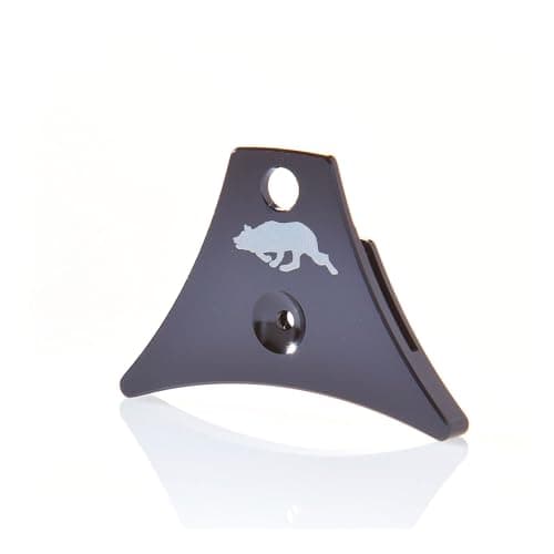 עזר אילוף לכלב — Logan A1 Shepherd Whistle with Collie Etch - Black