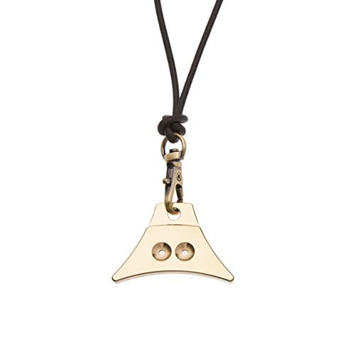 עזר אילוף לכלב — Logan Turbo Brass Sheepdog Whistle (Whistle and leather cord lanyard)