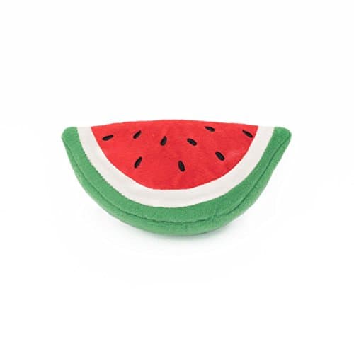 צעצוע פלאש לכלב — ZippyPaws - NomNomz Plush Squeaker Dog Toy For The Foodie Pup - Watermelon
