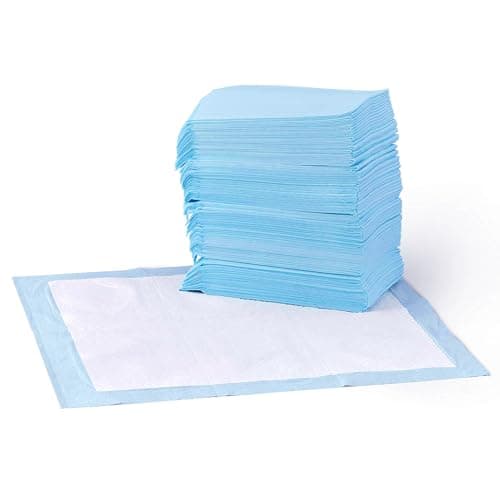 פד לכלב — Amazon Basics Leak-Proof Dog and Puppy Potty Training Pee Pads with Quick-Dry 5-