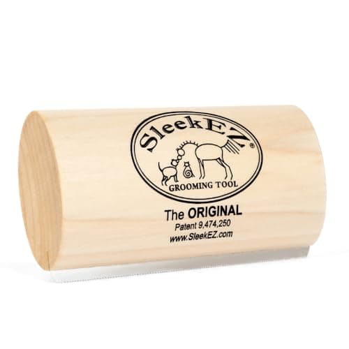 מברשת טיפוח לכלב — SleekEZ Dog Brush for Shedding & Dog Grooming Supplies | Pet Hair Removal Tool |