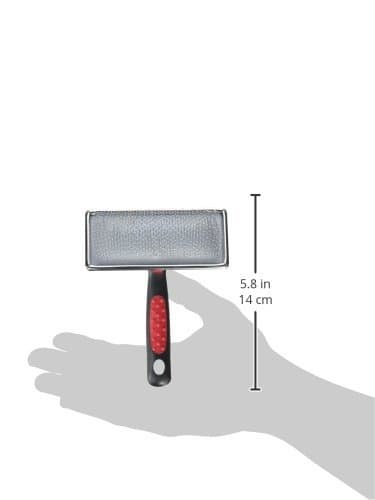 מברשת טיפוח לכלב — Paw Brothers Soft Pin Flat Slicker Brush for Dogs, Professional Grade Brush For 