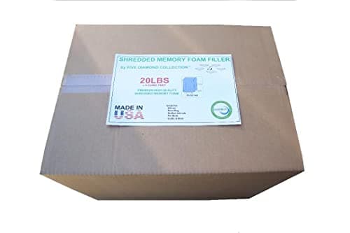 מיטה אורטופדית לכלב — 20 LBS of New Shredded Memory Foam Refill Filler Stuffing to Fill or Pouf Pillow