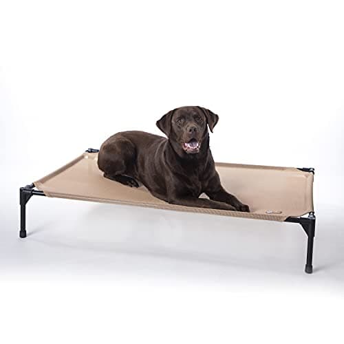 מיטה לכלב גדול — K&H Pet Products Outdoor Elevated Dog Cot, Cooling Raised Bed with Waterproof Br
