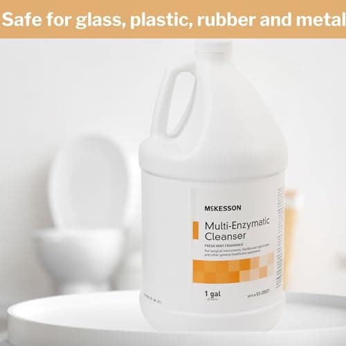 מוצר ניקיון לכלב — McKesson Multi-Enzymatic Cleanser for Surgical Instruments & General Healthcare 