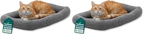 מיטה לכלב קטן — Furhaven Dog Bed for Extra Small Dogs & Indoor Cats, 100% Washable, Sized to Fit
