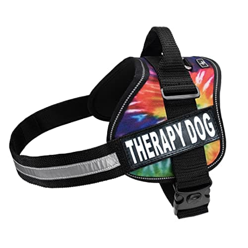 רתמה לכלב — Therapy Dog Harness Service Working Vest Jacket,Purchase Comes with 2 Therapy Do