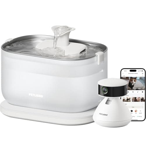 מצלמת מעקב לכלב — Bundle of PETLIBRO AI Pet Camera Indoor with Phone App, 360° View Dog Camera, 10
