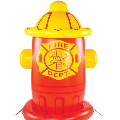 בריכה לכלב — BigMouth Inc. Giant Inflatable Fire Hydrant Backyard Water Sprinkler
