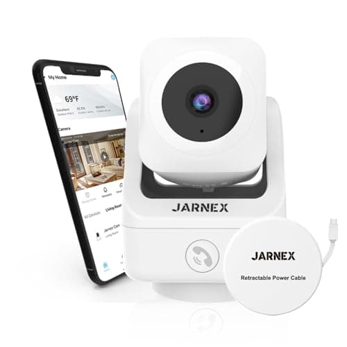 מצלמת מעקב לכלב — 2K Indoor Pan Tilt 360 HD 2.4GHz WiFi Home Security Camera, Baby/Pet Monitors, 2