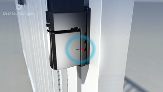 שער בטיחות לכלב — D&D Technologies ML3VPKA MagnaLatch Vertical Pull 12-inch Gate Latch, Magnetic L