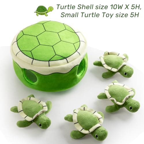 צעצוע פלאש לכלב — Hollypet Squeaky Dog Toy, Interactive Plush Hide and Seek Dog Toys for Small Med