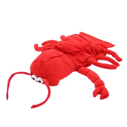 תחפושת לכלב — Casual Canine Lobster Paws Dog Costume, Small (fits lengths up to 12"), Red-Oran