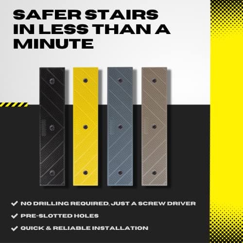 מדרגות לכלב — GripStrips Anti-Slip Treads - 2 Pack, Black (32" x 2") - Outdoor Non-Slip Tread 
