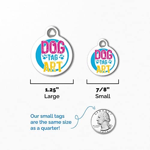 תג שם לכלב — Dog Tag Art Charlie Brown Personalized Pet ID Tag for Dogs and Cats, Silent Poly