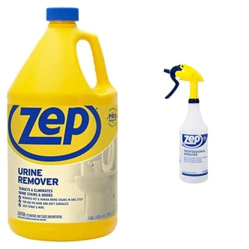 מוצר ניקיון לכלב — Zep 128oz Urine Remover and 32oz Professional Sprayer Bottle Bundle