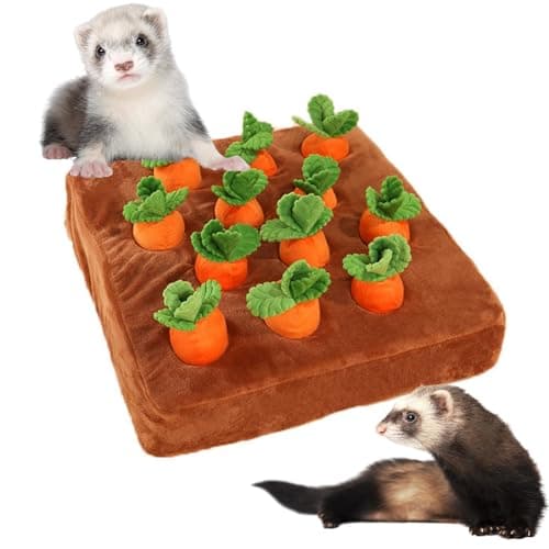 צעצוע חשיבה לכלב — Ferret Foraging Toys Novelty Carrot Snuffle Mat Interactive Pet Treat Enrichment
