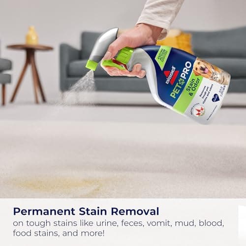 מוצר ניקיון לכלב — Bissell Pet Pro Stain and Odor Eliminator with Enzyme Action, 77X7F, 2 Count (Pa