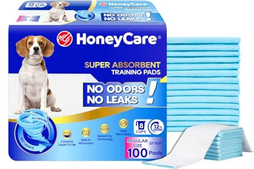 פד לכלב — HONEY CARE All-Absorb A07 Bulk Packaging Training Pads, Blue, Large - 22" x 23" 