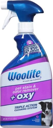 מוצר ניקיון לכלב — Woolite Pet Stain & Odor Remover + Oxygen Trigger, 22 Ounces, 0890