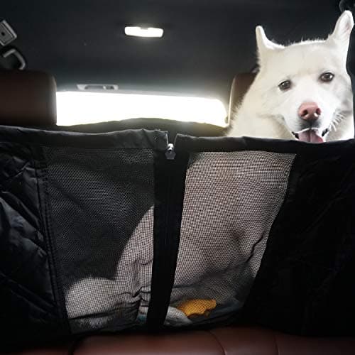 כיסוי רכב לכלב — Formosa Covers PAWPALS Dog Car Seat Cover Hammock for Pets Water Repellent Mesh 