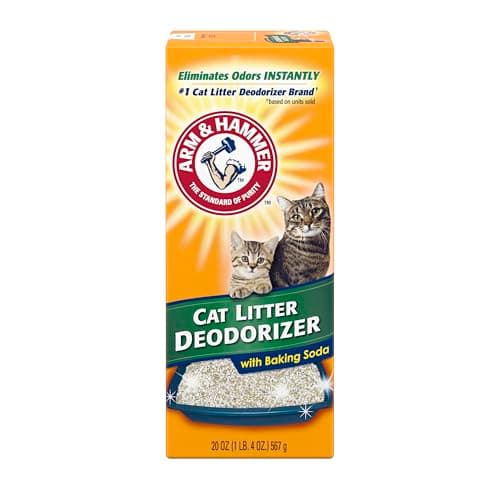 מוצר ניקיון לכלב — ARM & Hammer Cat Litter Deodorizer Double Duty, 20 oz, 6 Pack