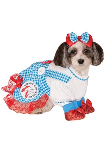 תחפושת לכלב — The Wizard of Oz: Dorothy Pet Costume for for Dogs or Cats by Rubies, Medium