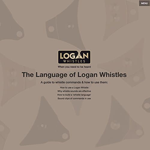 עזר אילוף לכלב — Logan Whistle Starter Pack - A1 sheep dog Whistle, lanyard and whistle command s