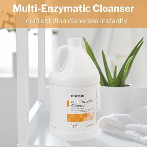 מוצר ניקיון לכלב — McKesson Multi-Enzymatic Cleanser for Surgical Instruments & General Healthcare 