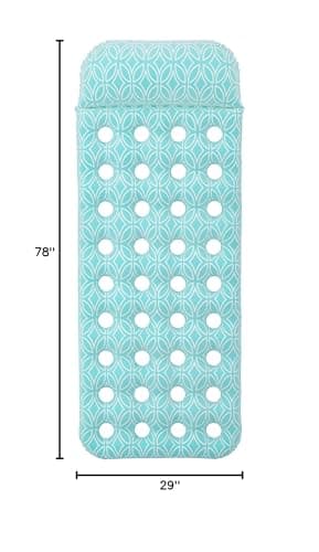 בריכה לכלב — H2OGO! Comfort Plush Floating Pool Mat 6'6" x 29"/1.98m x 74cm