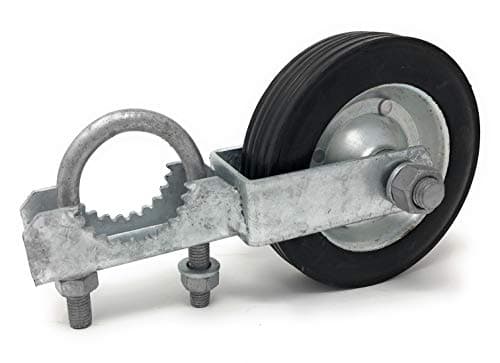 שער בטיחות לכלב — GATE Helper Wheel: for Chain Link Fence and Other Swing Gates with 1.5-2" Frames