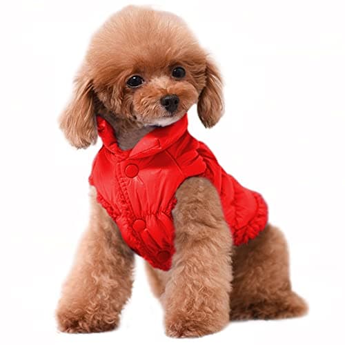 מעיל לכלב — YooGL Dog Winter Jacket Waterproof Dog Cold Weather Coats Warm Dog Snowsuit Flee