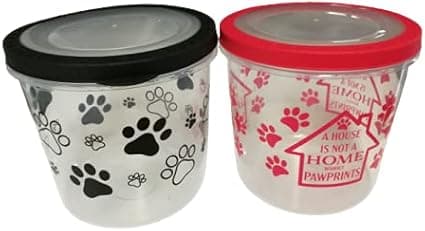מיכל מזון לכלב — Greenbrier Pet Food Jars, Set of 2, Pet Food Storage, Treats, Pet Travel, Pet Sh
