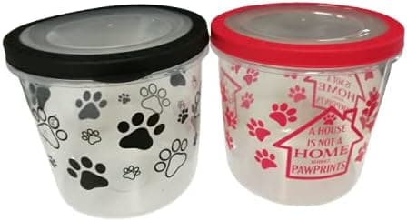 מיכל מזון לכלב — Greenbrier Pet Food Jars, Set of 2, Pet Food Storage, Treats, Pet Travel, Pet Sh