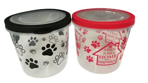 מיכל מזון לכלב — Greenbrier Pet Food Jars, Set of 2, Pet Food Storage, Treats, Pet Travel, Pet Sh