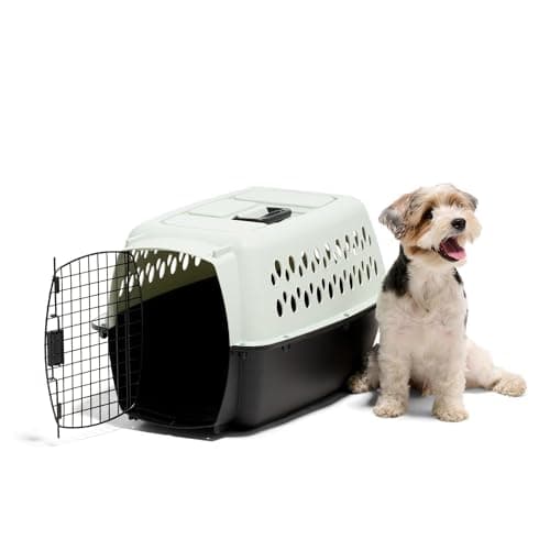 מלונה לכלב — Petmate Pet Porter Fashion Dog Kennel Plastic Crate for Pets 15-20 lbs, Pet Carr