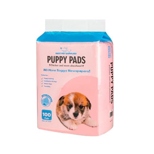 פד לכלב — Best Pet Supplies Puppy Pads (22.5 x 22 Inches) - Disposable, Dog Training Potty
