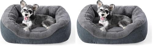 מיטה לכלב קטן — INVENHO Small Dog Bed for Small Dogs, Cat Beds for Indoor Cats Washable, Orthope