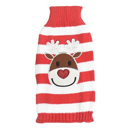 בגדים לכלב — Red Cute Pet Puppy Cat Dog Warm Jumper Sweater Knitwear Coat Apparel Clothes Sma
