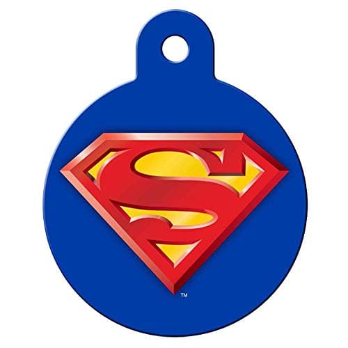 תג שם לכלב — GoTags Personalized Superman Pet ID Tags, Custom Engraved Dog Tags and Cat Tags 