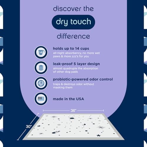 פד לכלב — Pet Life Unlimited Overnight XXL Puppy Pads for Dogs, 30" x 36", 14 Count, Leak-