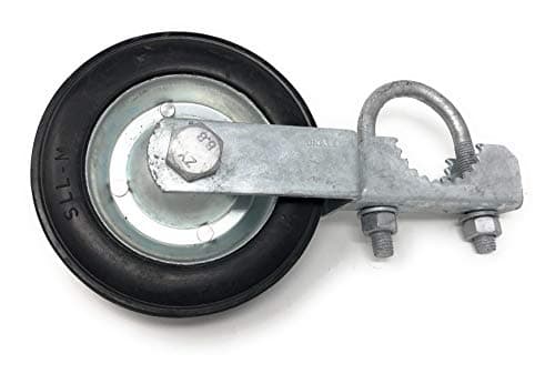 שער בטיחות לכלב — GATE Helper Wheel: for Chain Link Fence and Other Swing Gates with 1.5-2" Frames