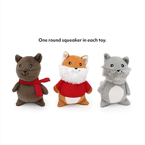 צעצוע פלאש לכלב — ZippyPaws Burrow, Retro Camper & Animal Friends - Interactive Hide and Seek Dog 