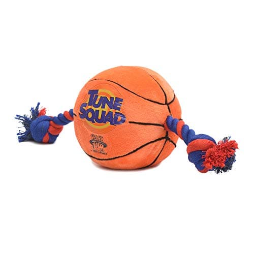 צעצוע חבל/כדור לכלב — LOONEY TUNES Space Jam 2: Basketball Rope Pull Dog Toy | Fun and Cute Dog Toy Of