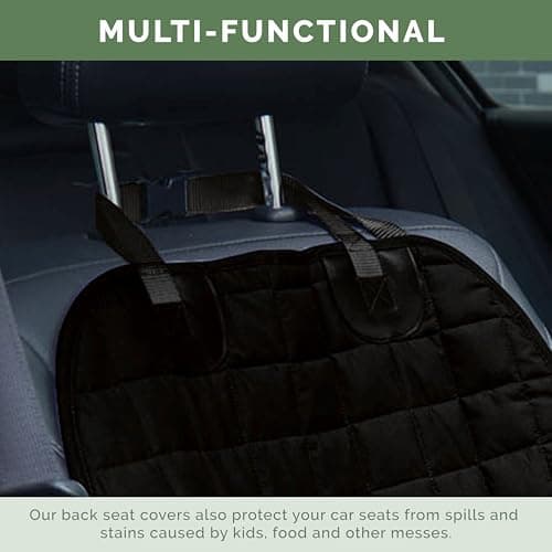 כיסוי רכב לכלב — Elegant Comfort Premium Pet Car Seat Cover for Front Seat, Luxury Microfiber Car