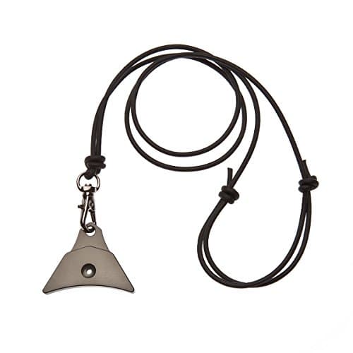 עזר אילוף לכלב — Logan Ventura Sheepdog Whistle and leather cord lanyard