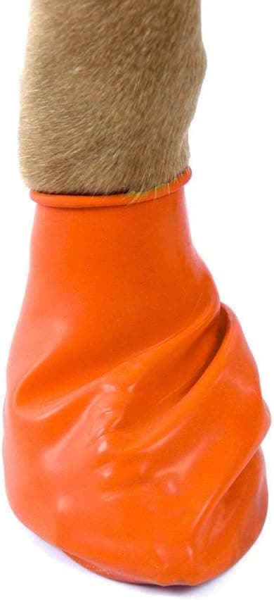 נעליים/מגפיים לכלב — PawZ Dog Boots X-Small | 24 Booties Orange and Black
