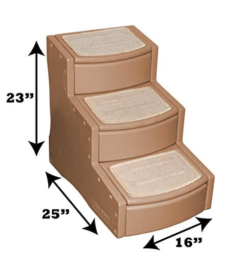מדרגות לכלב — Pet Gear Easy Step III Pet Stairs, 3-step/for cats and dogs up to 150-pounds, La